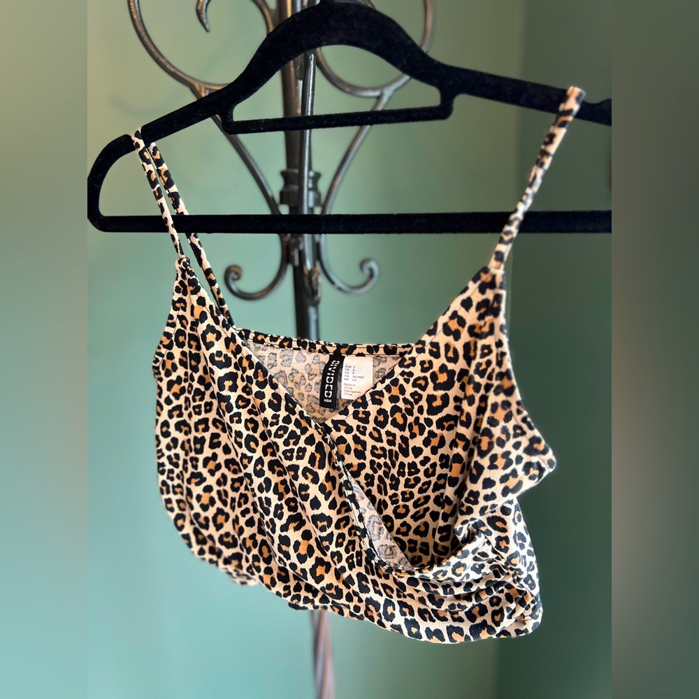 Leopard Print Crop Top